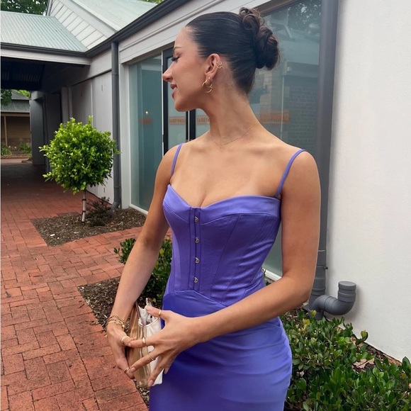 House of CB Dresses House Of Cb Imogen Corset Midi Dress In